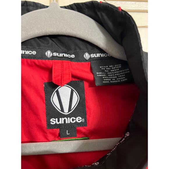 Sunice size large mens Typhoon short sleeve golf windbreaker or rain jacket - Picture 2 of 4